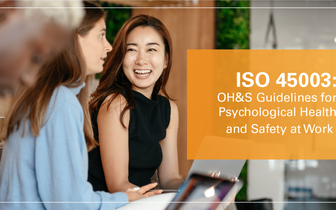 ISO 45003: OH&S Guidelines for Psychological Health and Safety at Work